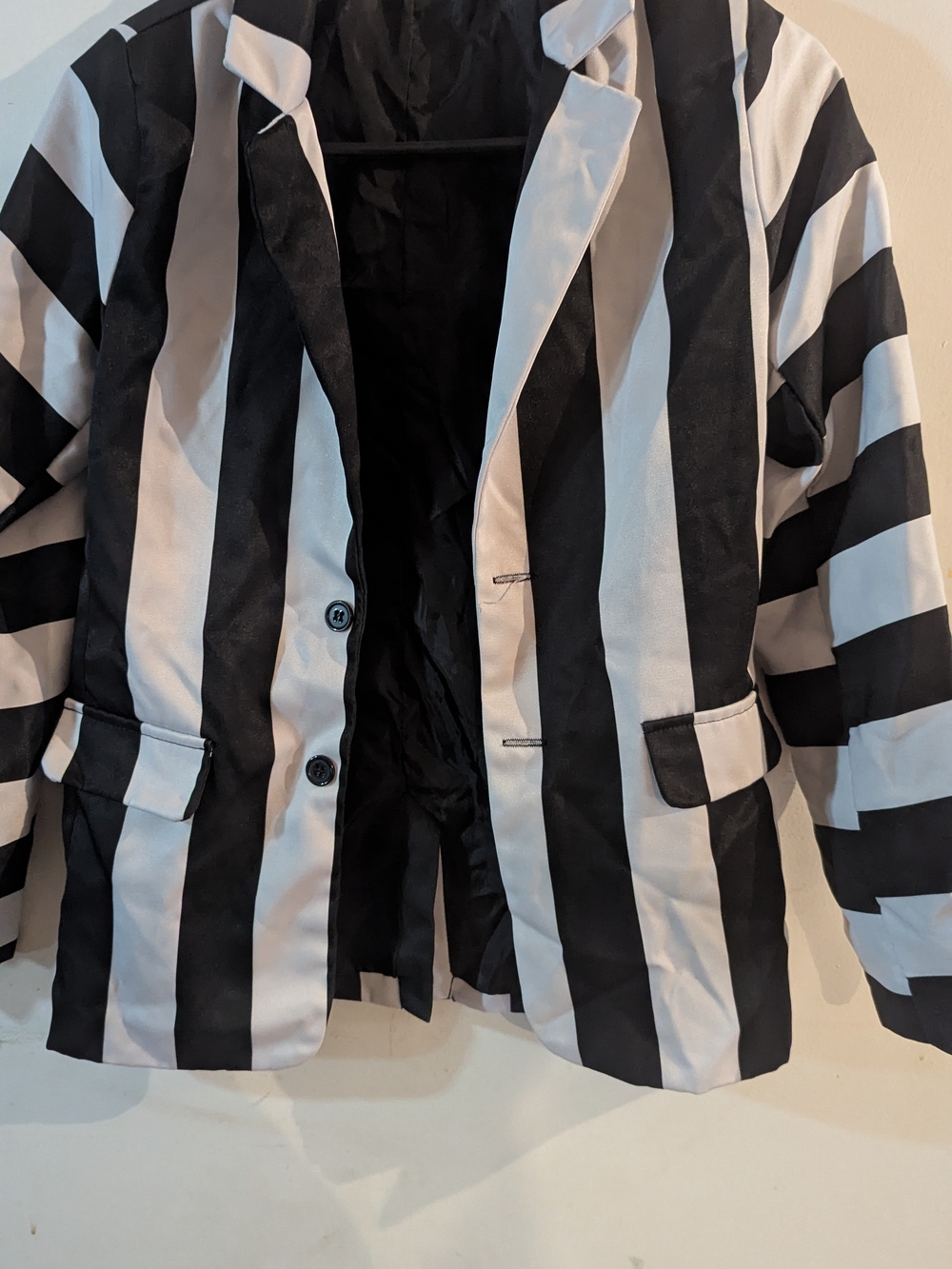 Beetlejuice and White Striped Lightweight Boys Jacket